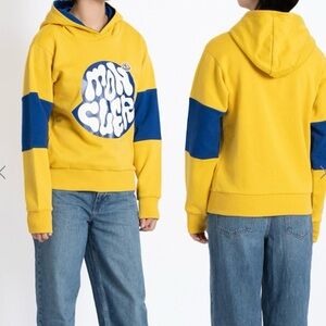 Moncler Yellow and Blue Kids Hoodie
